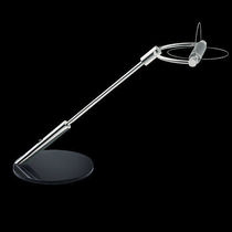 Tischlampe / modern / Stahl / Glas