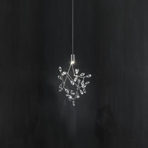 Hängelampe / modern / Metall / Kristall