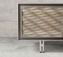 Modernes Sideboard / Holz / braun / beige