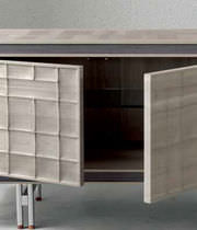Modernes Sideboard / Holz / braun / beige