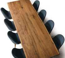 Moderner Tisch / Holz / rechteckig