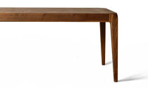 Moderner Tisch / Holz / rechteckig