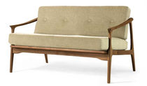 Klassisches Sofa / aus Nussbaum / Stoff...