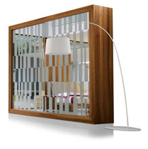 Moderner Kleiderschrank / aus Nussbaum /...