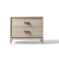 Moderner Nachttisch / Holz / mit Schublade