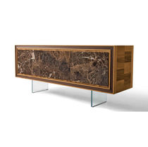 Hochbeiniges Sideboard / modern / Holz /...