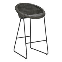 Moderner Barhocker / Aluminium / Synthetikfaser...