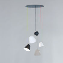 Hängelampe / modern / Aluminium / Messing