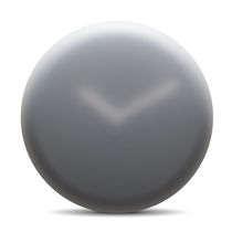 Moderne Uhr / Analog / wandmontiert / ABS