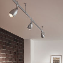 LED-Schienenleuchte / rund / Metall / Glas