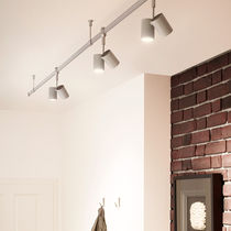 LED-Schienenleuchte / rund / Metall / für...