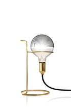 Tischlampe / modern / verchromtes Metall...