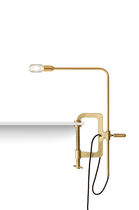 Tischlampe / modern / Messing