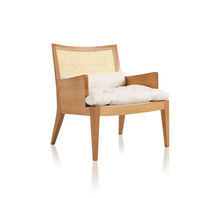 Moderner Sessel / Holz / aus Korbweide