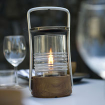 Tragbare Lampe / modern / Glas / Metall