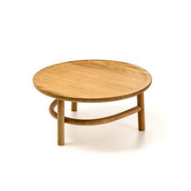 Moderner Couchtisch / Holz / rund / Contract