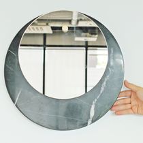 Wandmontierter Spiegel / modern / rund /...