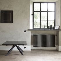Moderner Couchtisch / Glas / Edelstahl /...