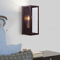 Moderne Wandleuchte / Metall / Glas / Halogen