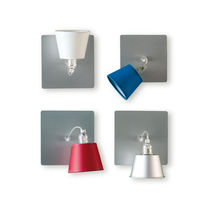 Moderne Wandleuchte / Aluminium / Stoff...