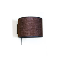 Moderne Wandleuchte / Nickel / Baumwolle...