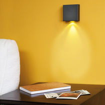 Moderne Wandleuchte / Nickel / LED / quadratisch