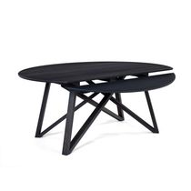 Moderner Tisch / Holz / oval / rechteckig