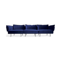 Modulsofa / modern / Samt / 2-Personen