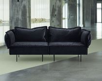 Modulsofa / modern / Samt / Stahl