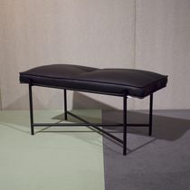 Moderne Bank / Metall / Leder / handgefertigt