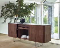 Modernes Sideboard / aus Eiche / aus Nussbaum...