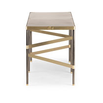 Moderne Bank / Eisen / Messing