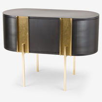 Modernes Sideboard / Messing / Eisen