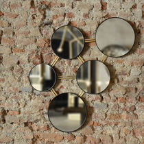 Wandmontierter Spiegel / modern / rund /...
