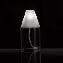 Tischlampe / modern / Glas / Innenraum