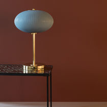 Tischlampe / Messing / poliertes Messing...