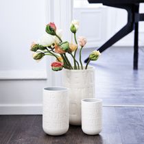 Moderne Vase / Steingut