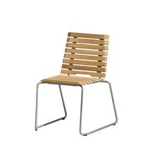 Moderner Stuhl / Teakholz / Gestell aus...