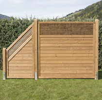 Moderner Paravent / Kiefer / für Garten