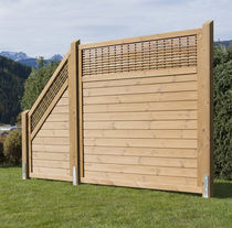 Moderner Paravent / Kiefer / für Garten