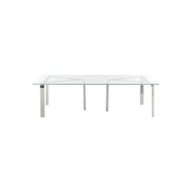 Moderner Couchtisch / Glas / Marmor / Mineralwerkstoff
