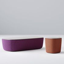 Moderner Couchtisch / Laminat / Stoff /...
