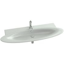 Aufsatzwaschbecken / Keramik / oval / modern