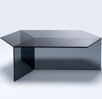 Moderner Couchtisch / Glas / Innenraum