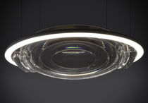 Hängelampe / modern / Aluminium / Glas