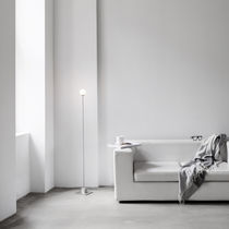 Bodenlampe / modern / Stahl / polierter...