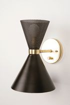Moderne Wandleuchte / Messing / mit Glühlampe