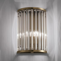 Moderne Wandleuchte / Bronze / Kristall...