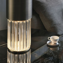 Tischlampe / modern / Bronze / geblasenes...