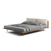 Doppelbett / modern / Polster / gepolstertes...